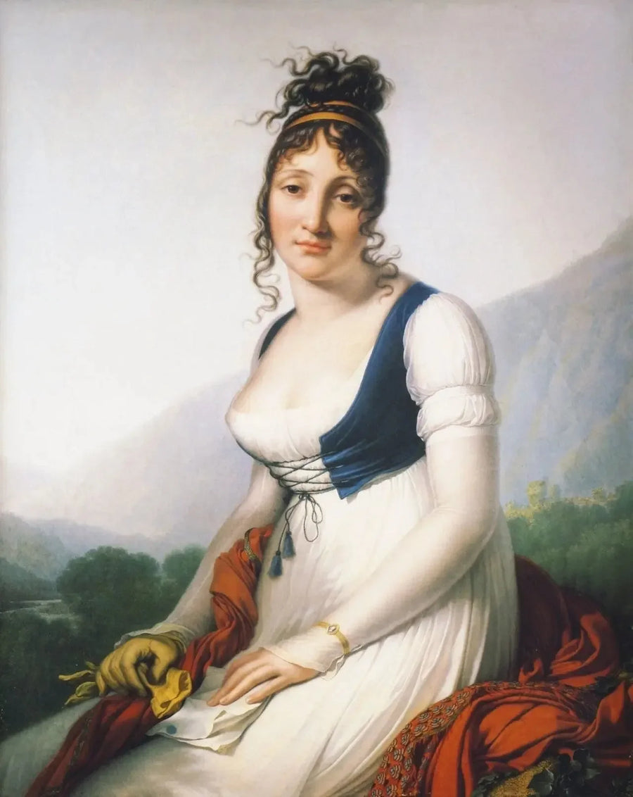 Portræt af grevinde de Bonneval - Anne-Louis Girodet