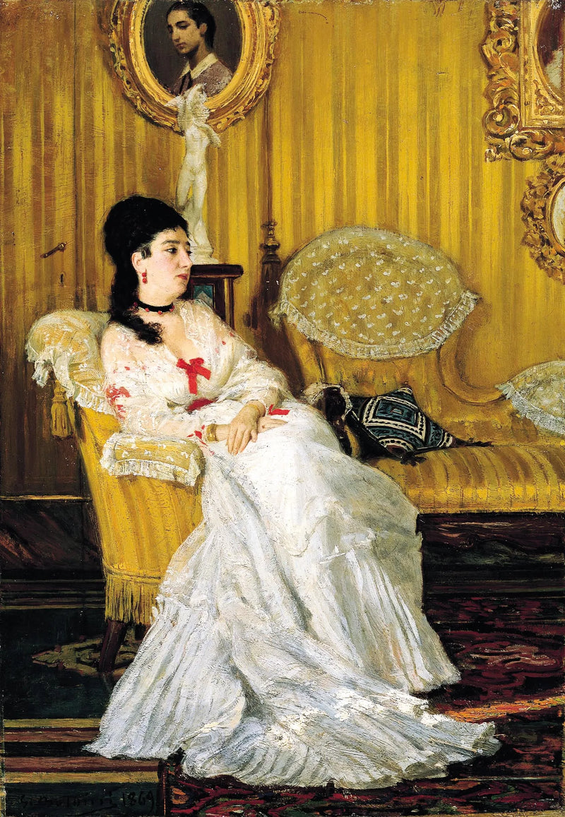 Portræt af grevinde Carlotta Aloisi Papudoff - Giovanni Boldini