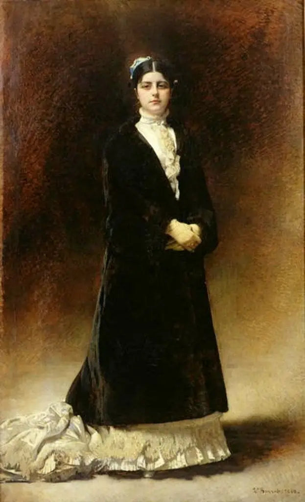 Portrait af grevinde Emanuella Pignatelli Potocka - Léon Bonnat