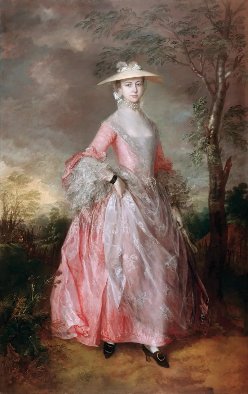 Portræt af grevinde Howe - Thomas Gainsborough