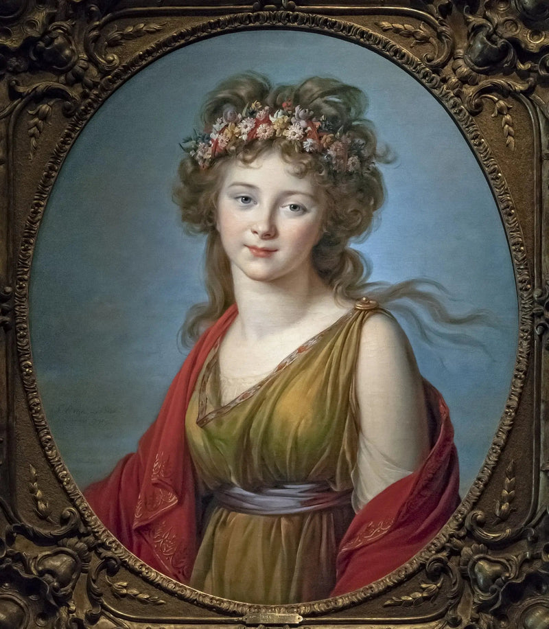 Portrait de la comtesse Kagenek en Flore - Elisabeth Vigée Le Brun