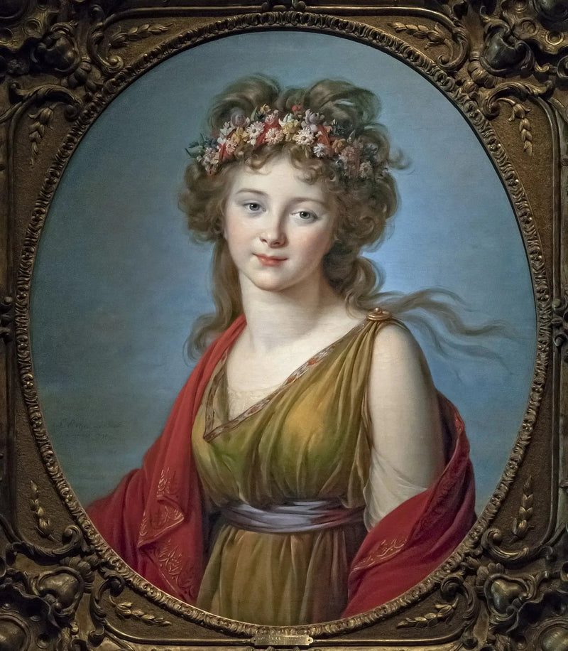 Portrait de la comtesse Kagenek en Flore - Elisabeth Vigée Le Brun
