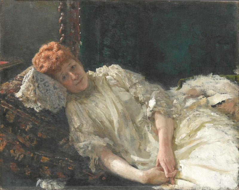 Portræt af grevinde Louise de Mercy-Argenteau - Ilya Repin