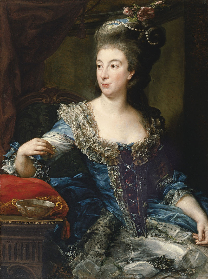Portræt af grevinde Maria Benedetta di San Martino - Pompeo Batoni