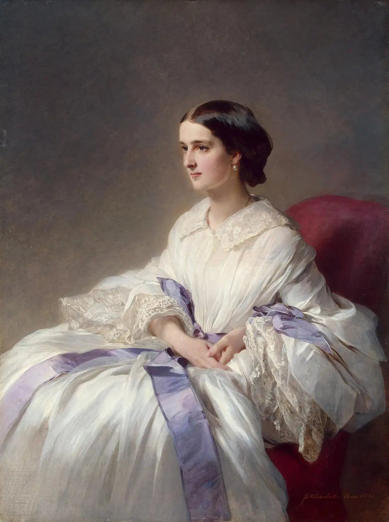 Portræt af grevinde Olga Chouvalova - Franz Xaver Winterhalter