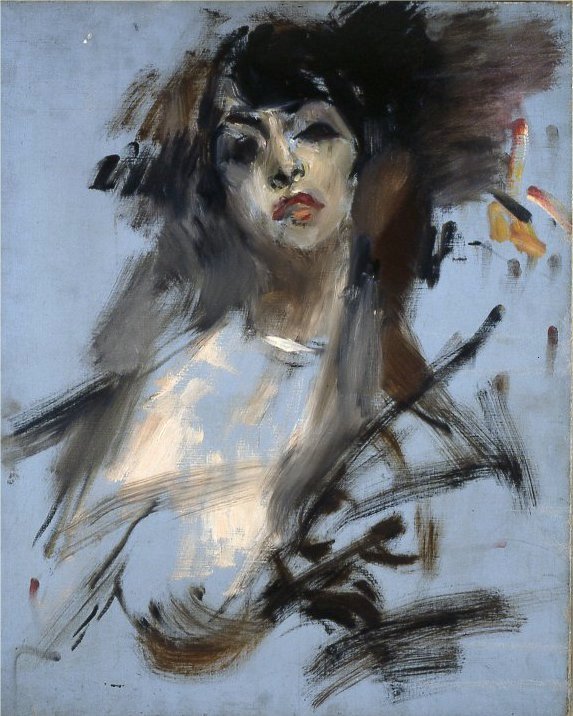 Portræt af grevinde Saffo Zuccoli - Giovanni Boldini
