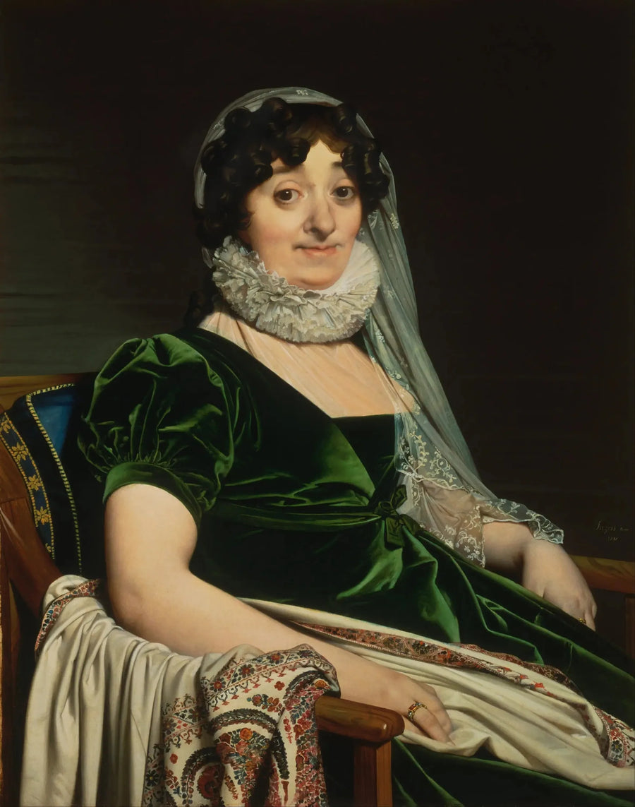 Portræt af Grevinde de Tournon - Jean-Auguste-Dominique Ingres