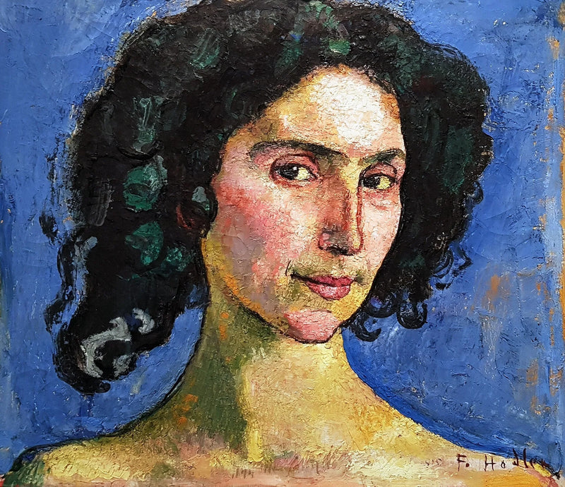 Portræt af danserinden Giulia Leonardi - Ferdinand Hodler