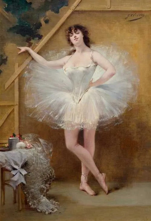 Portrait de la danseuse Virginia Zucchi - Georges Clairin