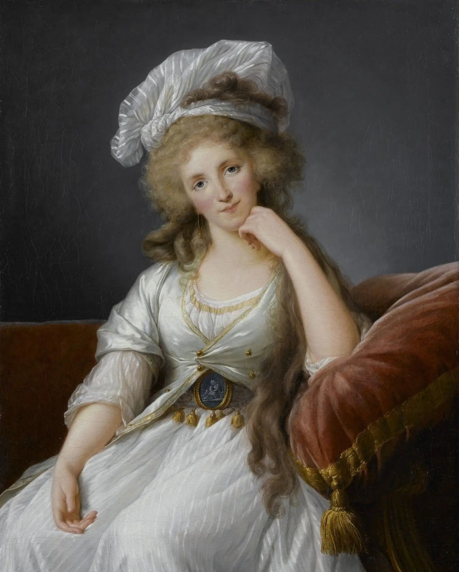 Portrait de la duchesse d'Orléans - Élisabeth Vigée Le Brun image 1 copie peinte à la main à l’huile