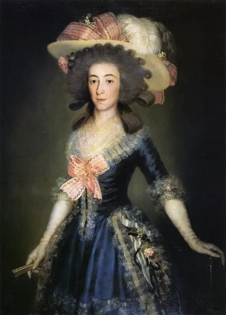 Portræt af hertuginde d'Osuna - Francisco de Goya