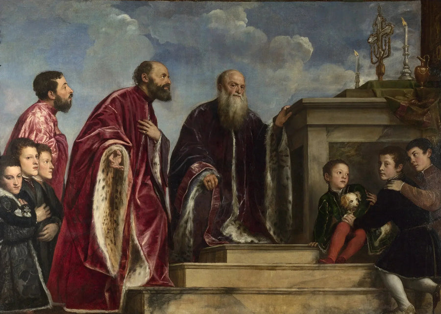 Vendramin-familiens portræt - Titian