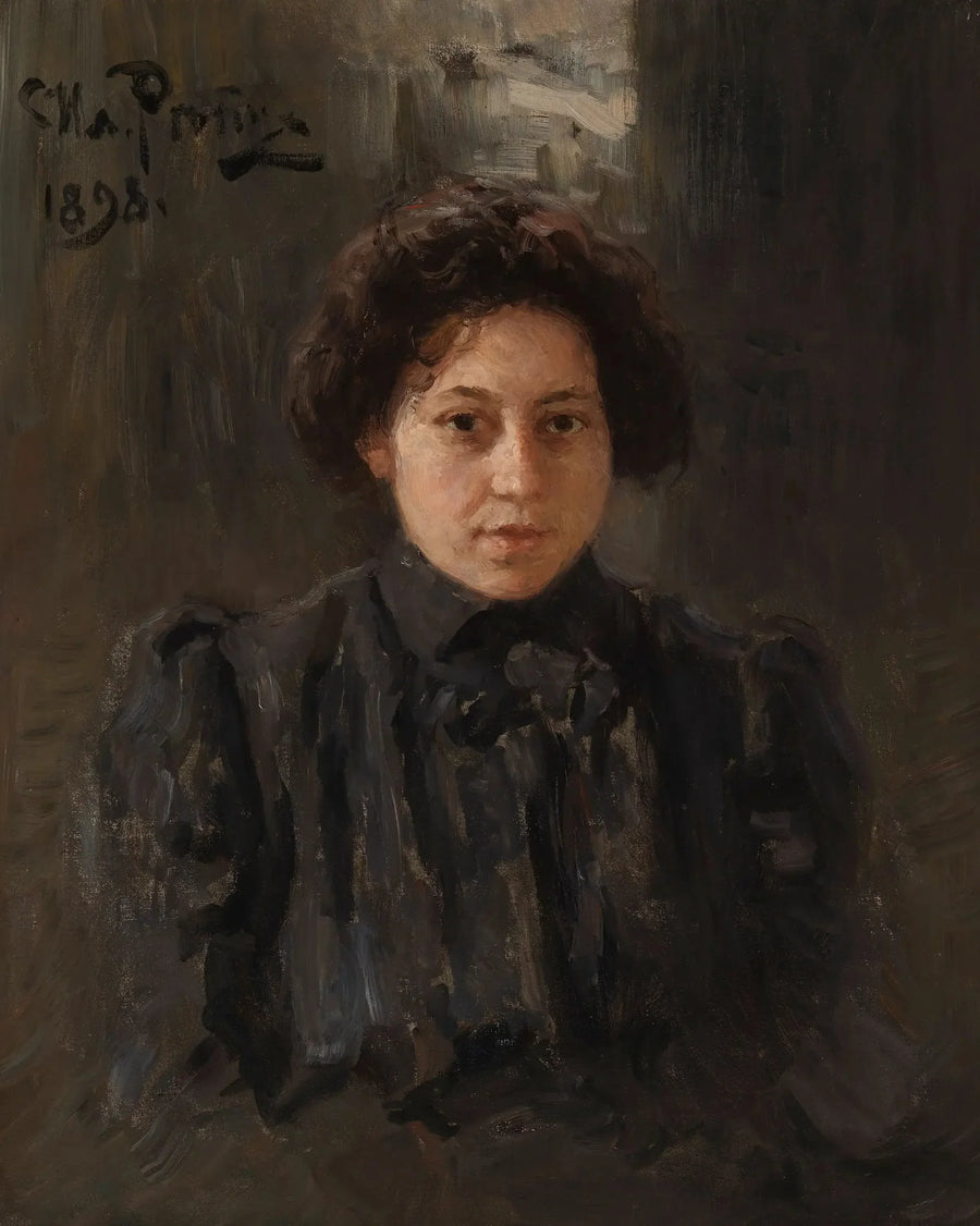 Portræt af kunstnerens datter Nadezhda Repina - Ilya Repin