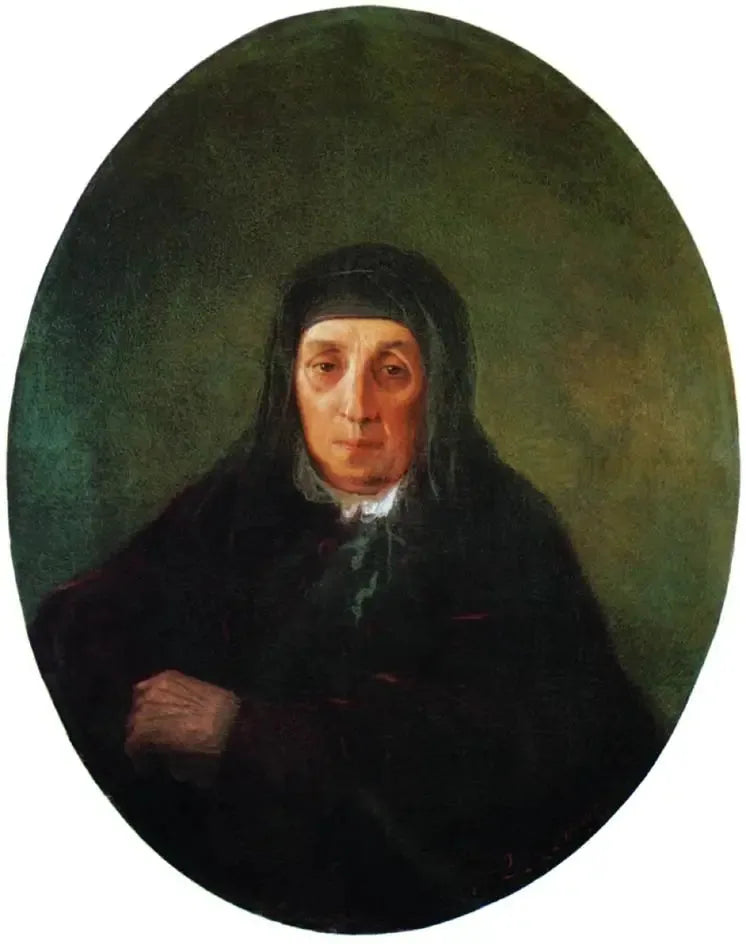 Portræt af malerens Ashhens bedstemor - Ivan Aïvazovski