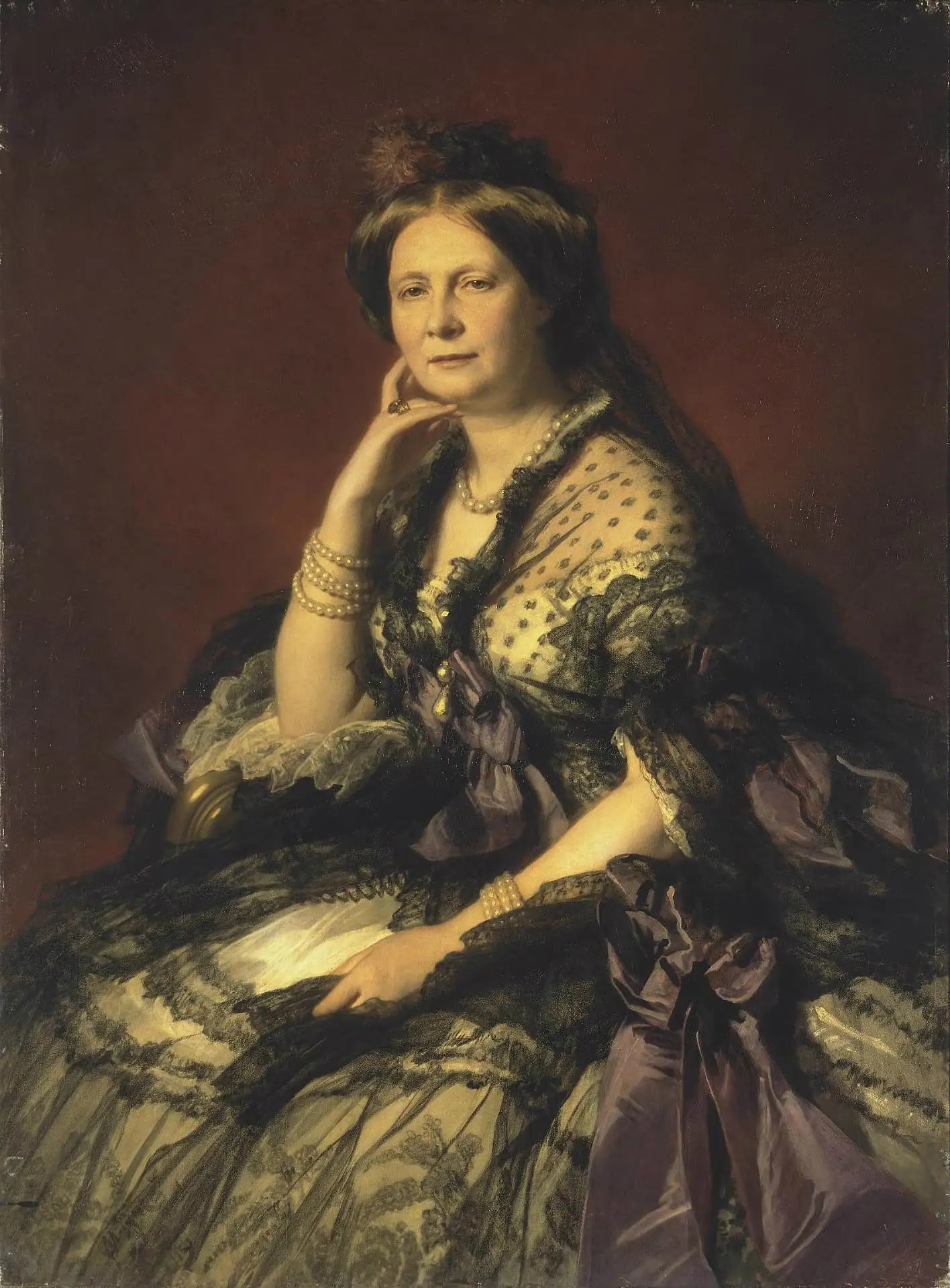 Portrait de la grande-duchesse Elena Pavlovna - Franz Xaver Winterhalter - Alpha Reproduction