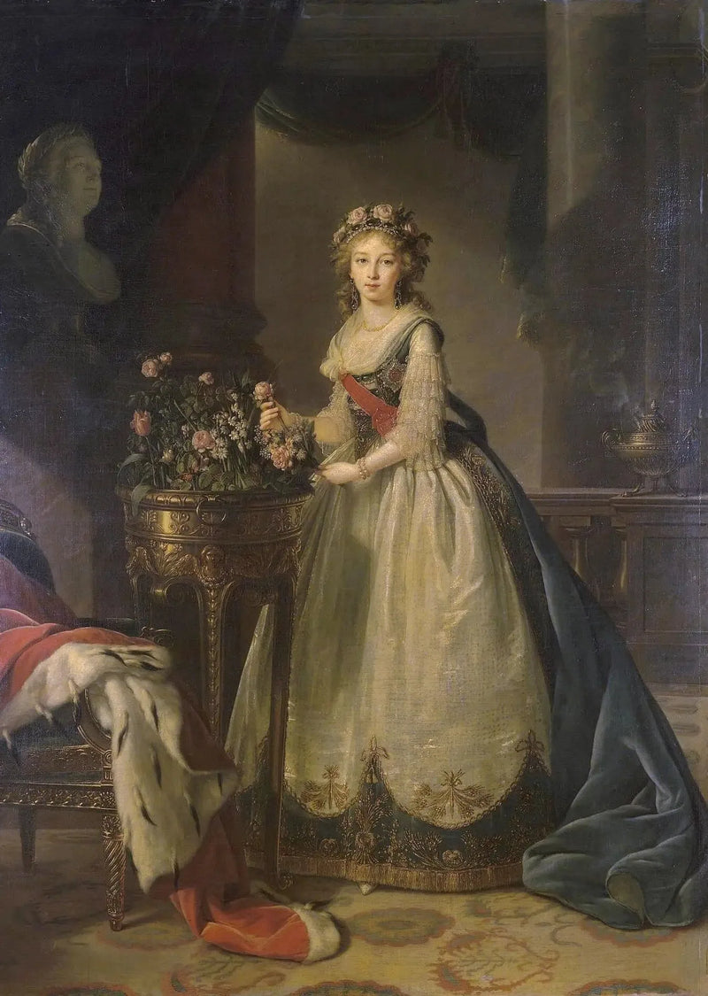 Portræt af storhertuginde Elizaveta Alexeyevna - Élisabeth Vigeé Le Brun