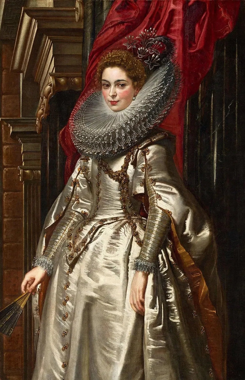 Portrait af marchesa Brigida Spinola Doria - Peter Paul Rubens