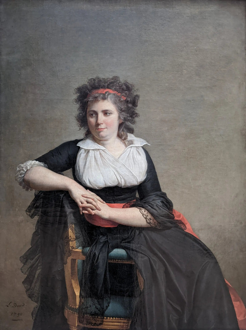 Portræt af markisen d'Orvilliers - Jacques-Louis David