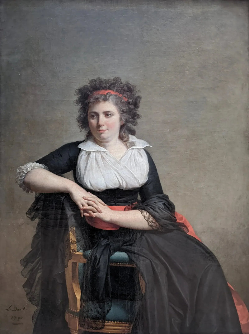 Portræt af markisen d'Orvilliers - Jacques-Louis David