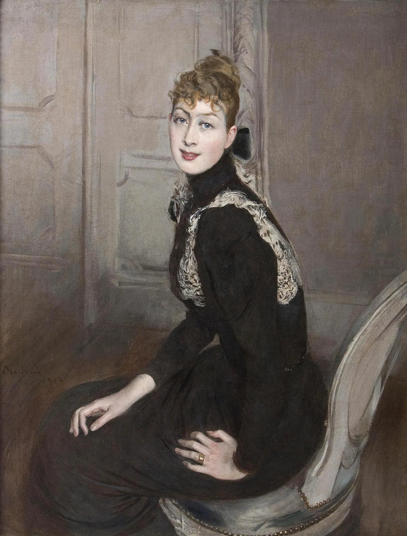 Portræt af marchioness Franzoni - Giovanni Boldini