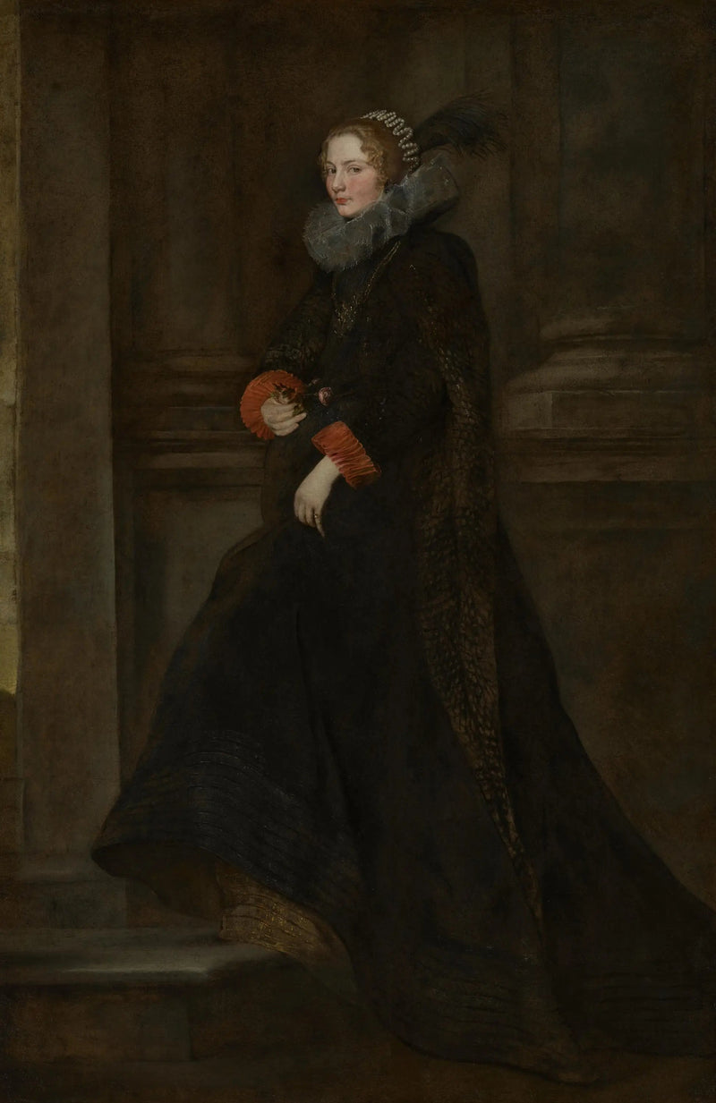 Portræt af marchioness Geronima Spinola - Antoine van Dyck