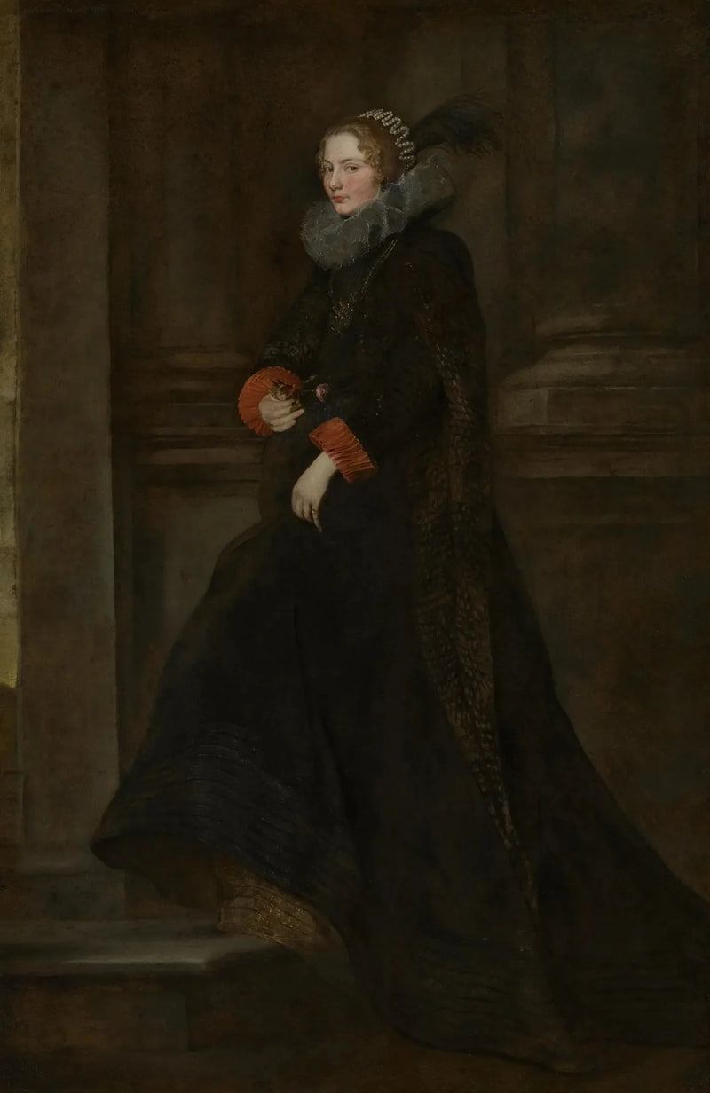 Portræt af marchioness Geronima Spinola - Antoine van Dyck
