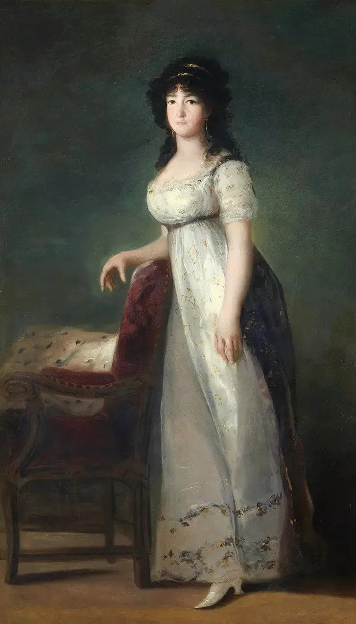 Portræt af Marquise de Lazán - Francisco de Goya