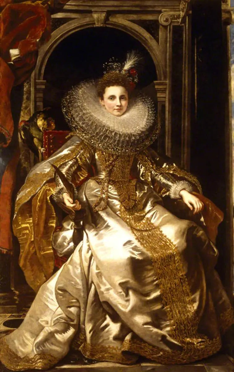 Portræt af marchioness Maria Serra Pallavicino - Peter Paul Rubens