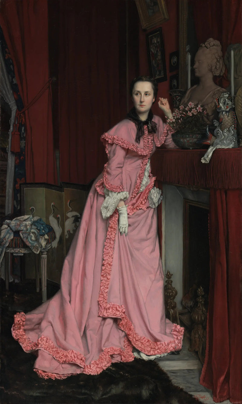 Portræt af marchionessen de Miramon, født Thérèse Feuillant - James Tissot