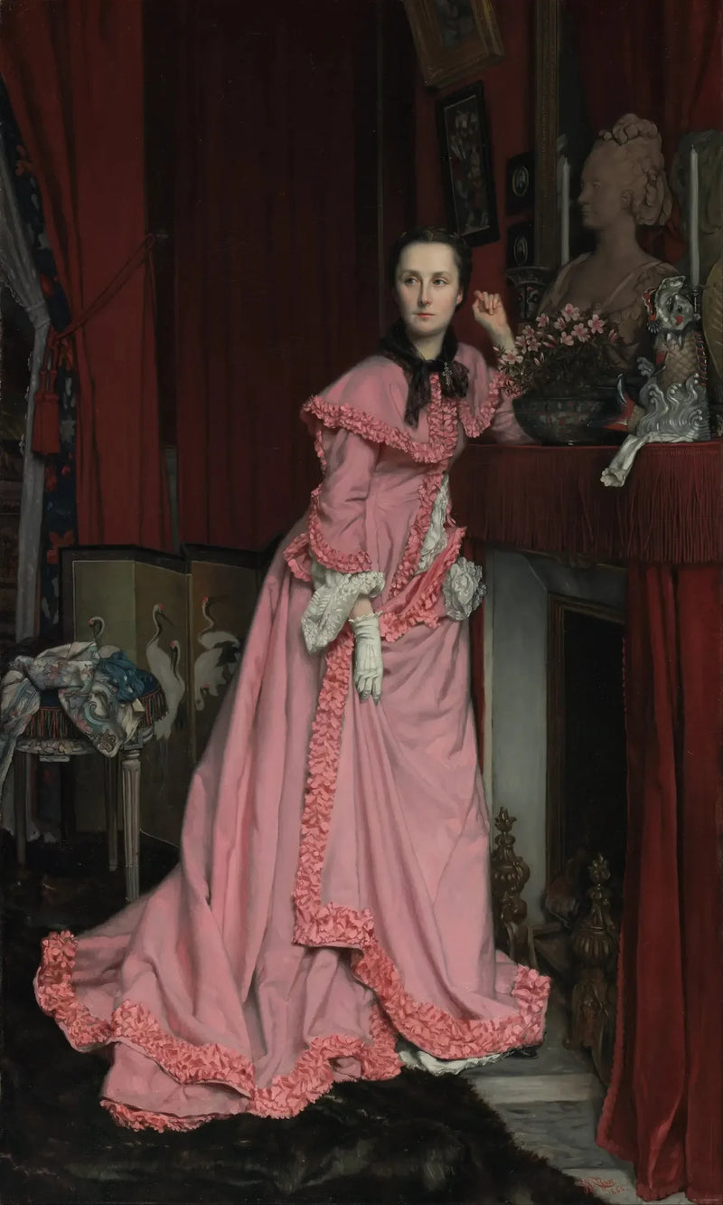Portræt af marchionessen de Miramon, født Thérèse Feuillant - James Tissot