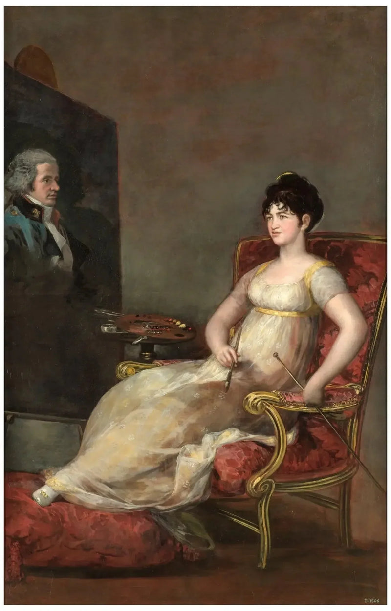 Portræt af Marquise de Villafranca - Francisco de Goya