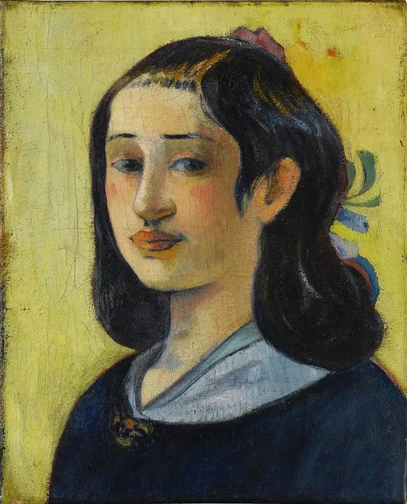 Portræt af kunstnerens mor - Paul Gauguin