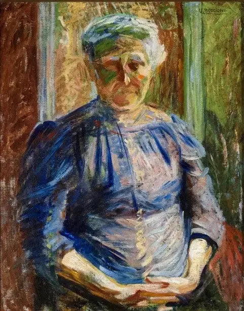 Portræt af moderen - Umberto Boccioni