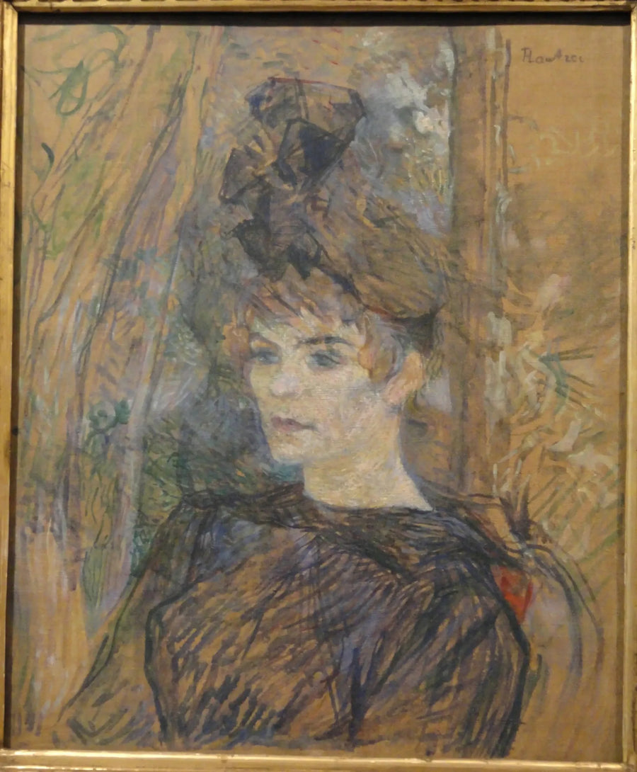 Portræt af maleren Suzanne Valadon - Henri de Toulouse-Lautrec
