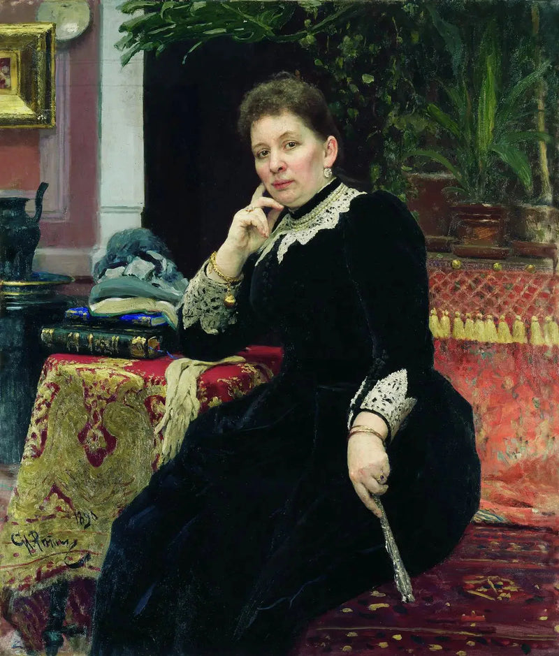 Portræt af filantropen Olga Sergueïevna Alexandrova-Heinz - Ilya Repin