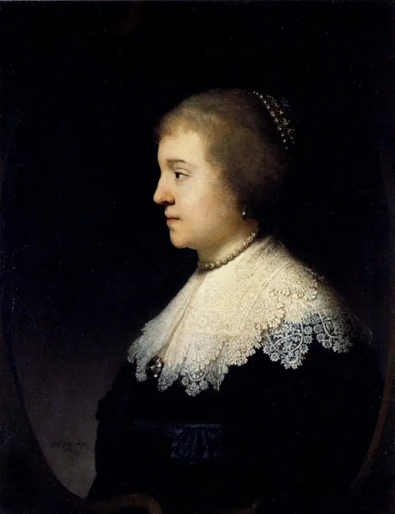 Portræt af prinsesse Amalia van Solms - Rembrandt