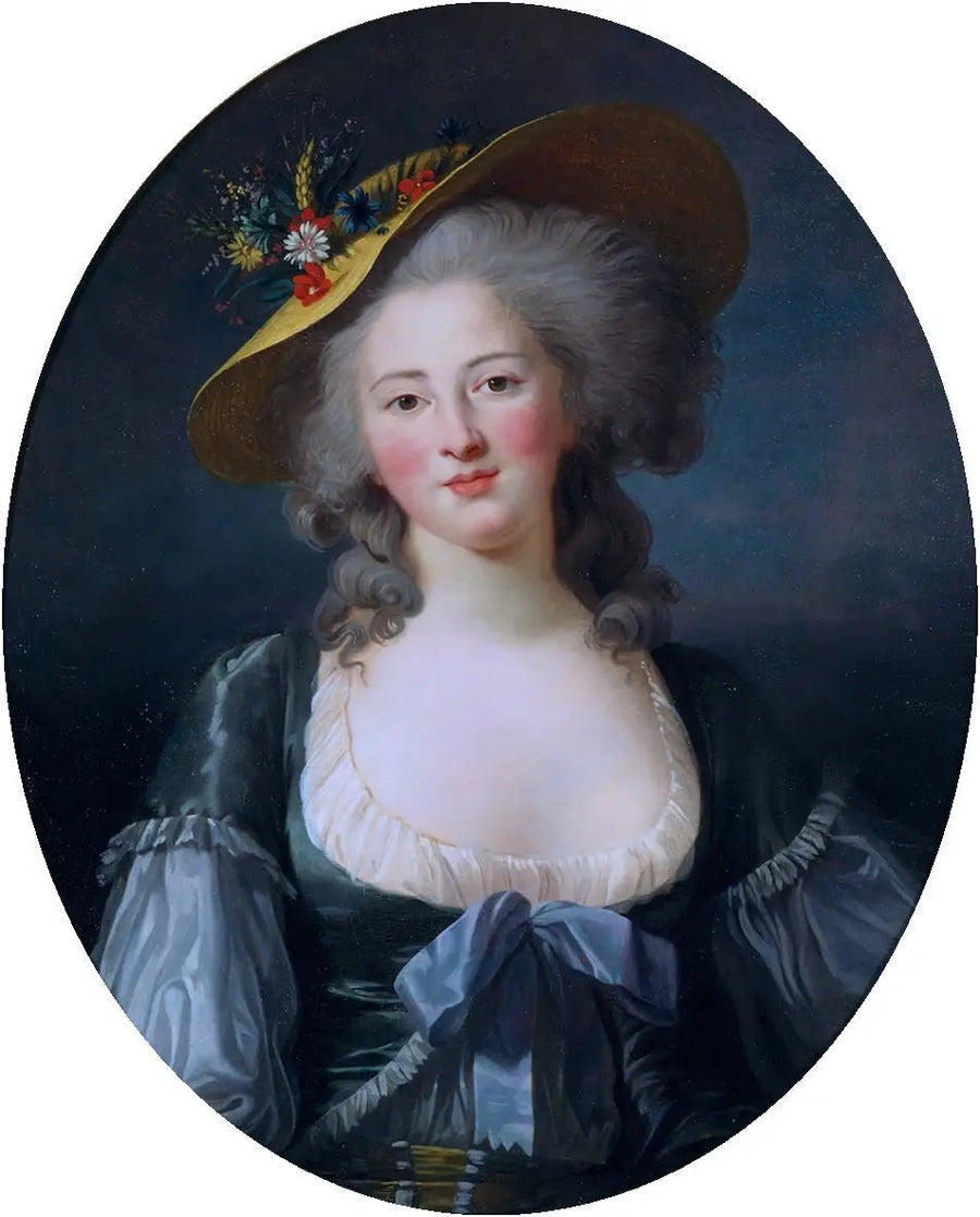Portræt af prinsesse Élisabeth af Frankrig, søster til Louis XVI - Élisabeth Vigeé Le Brun