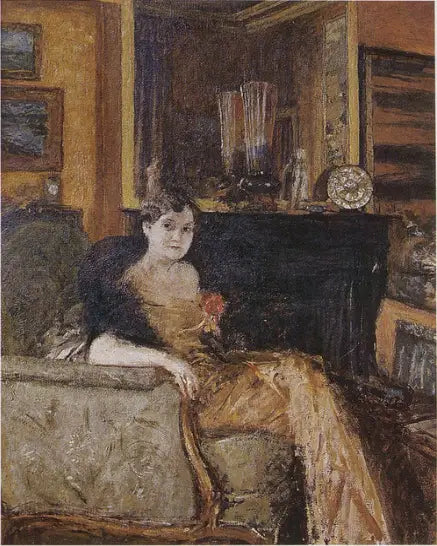 Portræt af prinsesse Elizabeth Bibesco, siddende - Édouard Vuillard