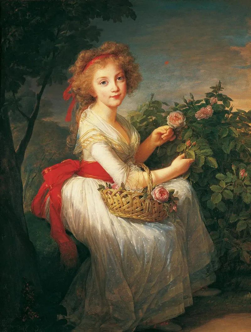 Portræt af prinsesse Maria Cristina - Élisabeth Vigée Le Brun