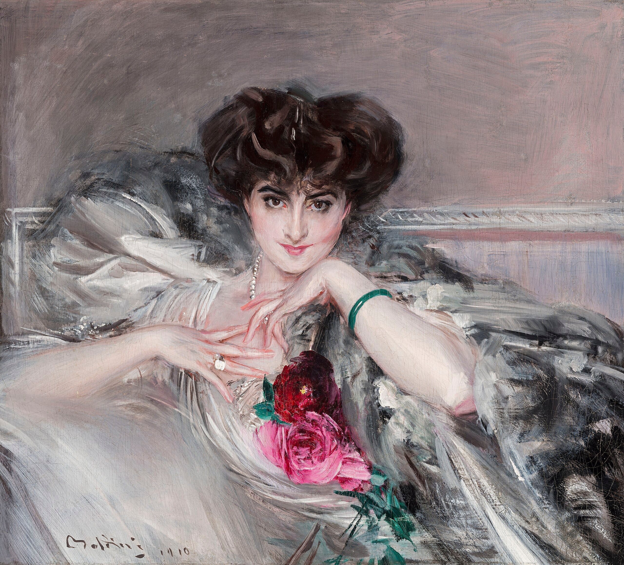 Portrait de la Princesse Marie Radziwiłł - Giovanni Boldini - Alpha Reproduction