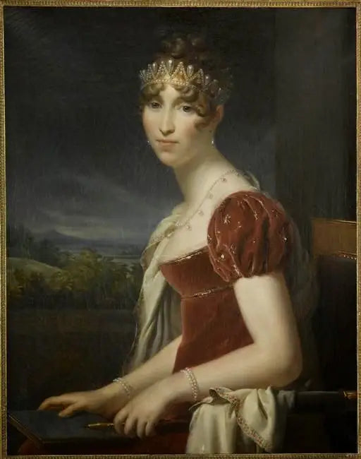 Portræt af dronning Hortense - François Gérard