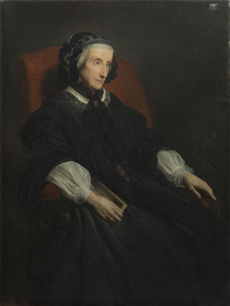 Portræt af dronning Marie-Amélie - Ary Scheffer