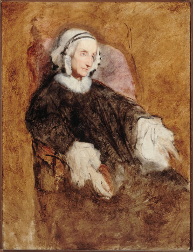 Portræt af dronning Marie-Amélie i sorg - Ary Scheffer