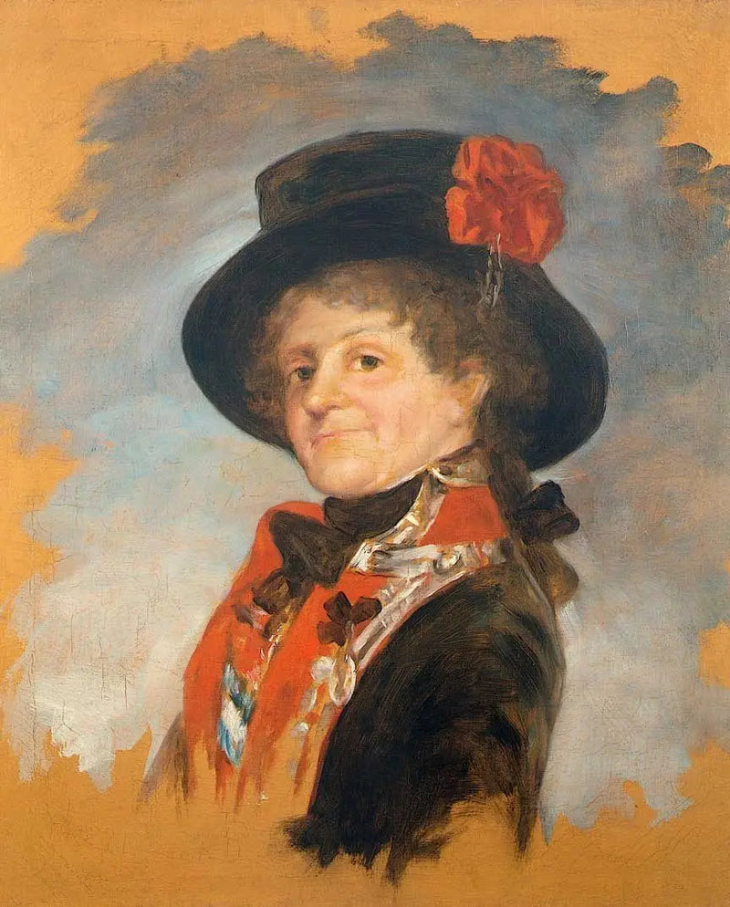 Portræt af dronning Marie-Louise af Spanien - Francisco de Goya