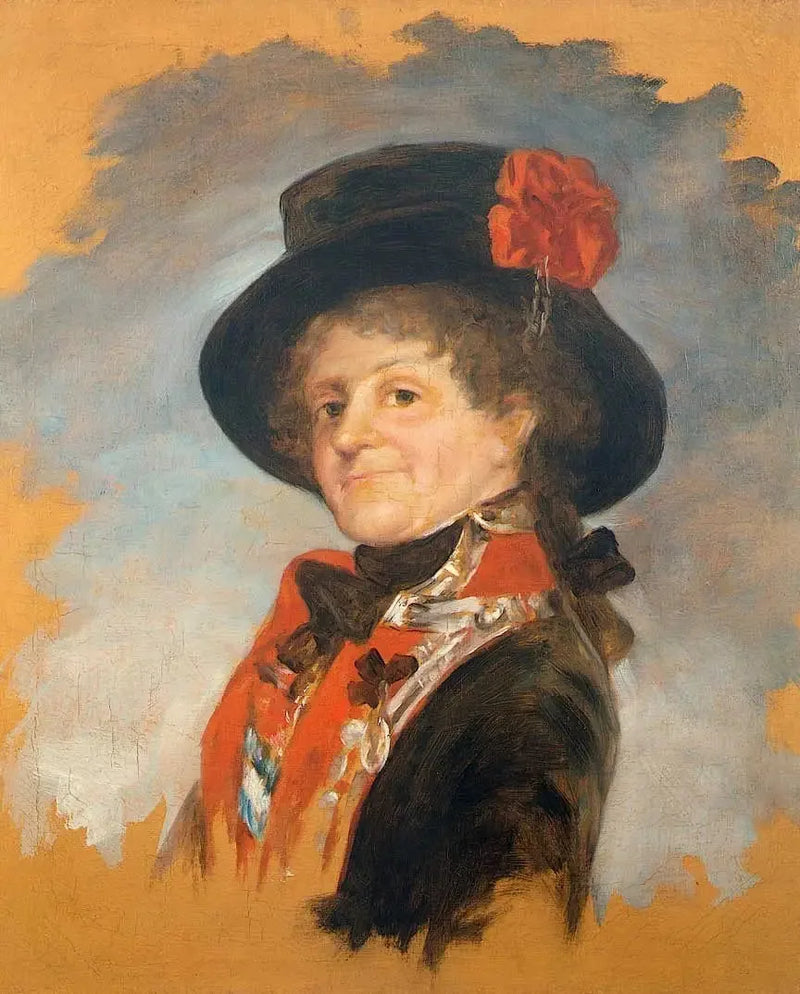Portræt af dronning Marie-Louise af Spanien - Francisco de Goya