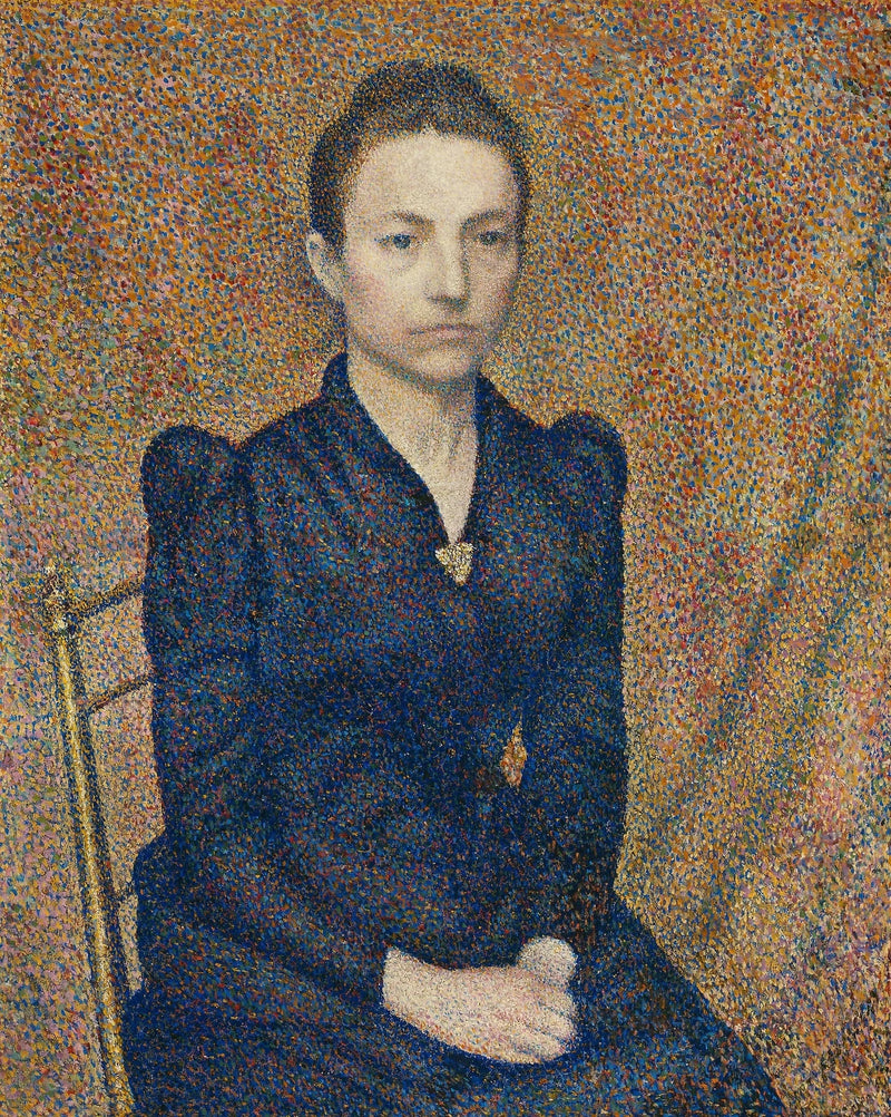 Portræt af kunstnerens søster - Georges Lemmen