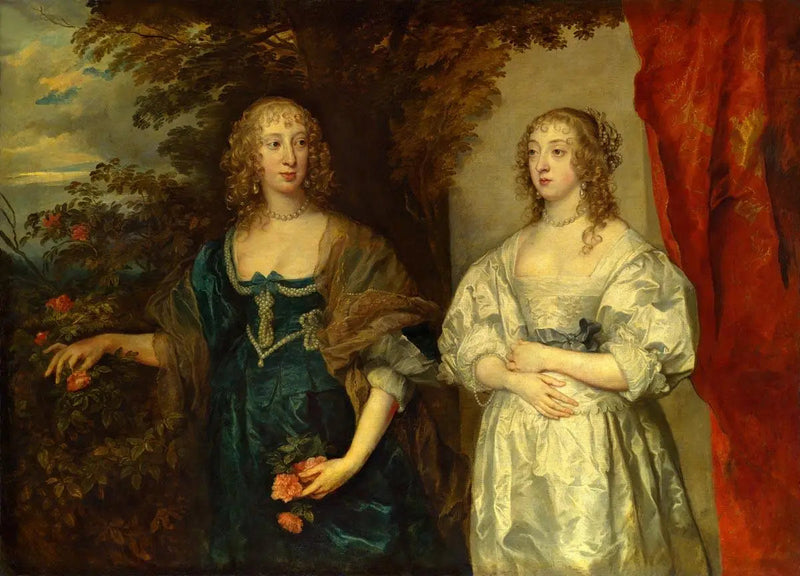 Lady d'Aubigny og grevinde Portland- Antoine van Dyck