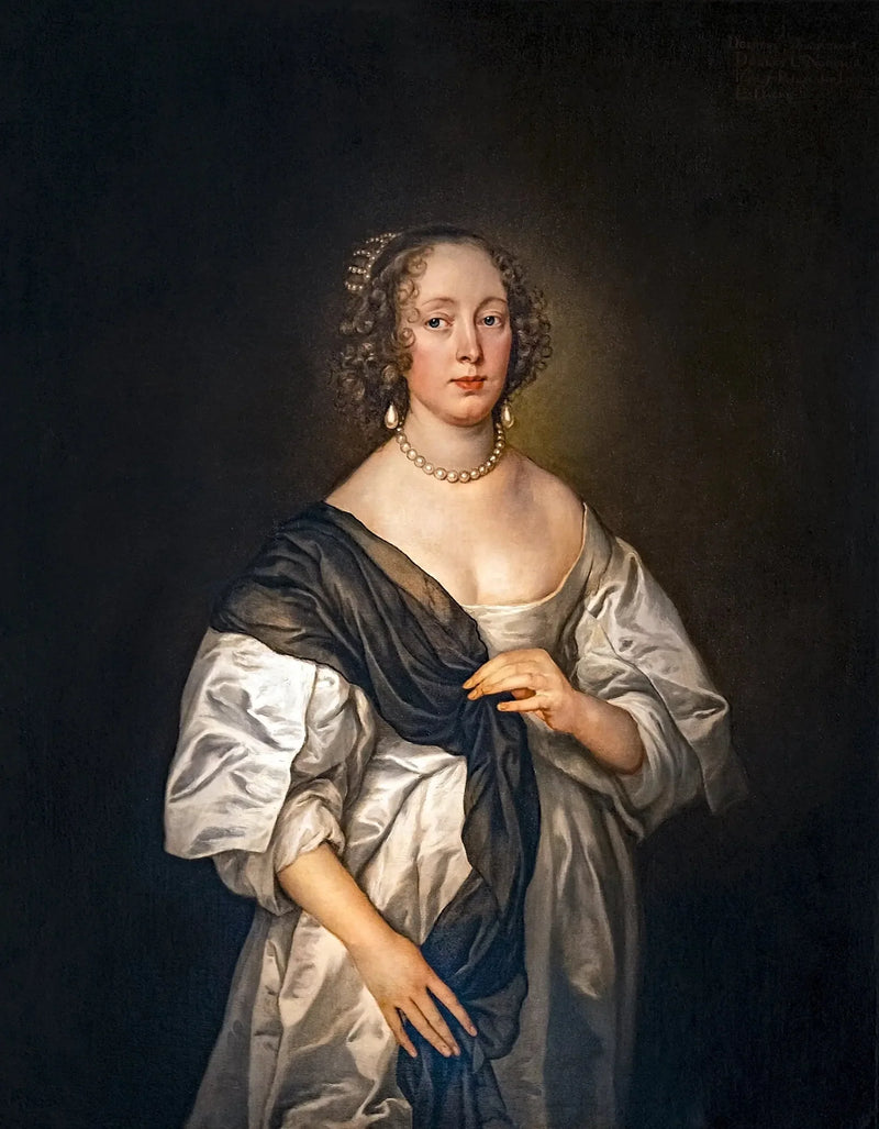 Lady Dorothy Dacre-portræt - Antoine van Dyck