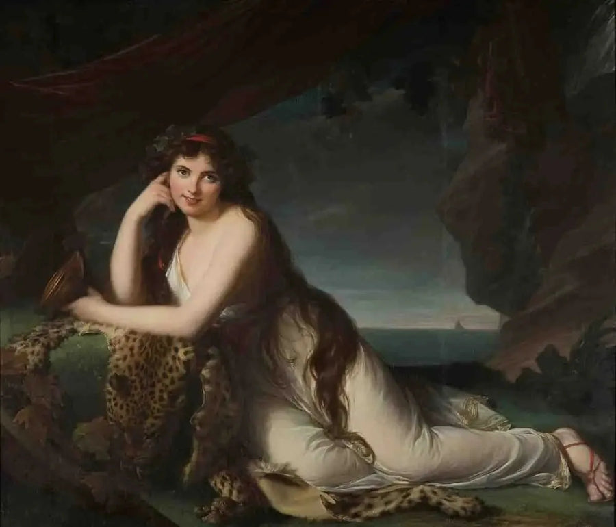 Lady Hamilton portræt (1761-1815) - Élisabeth Vigée Le Brun