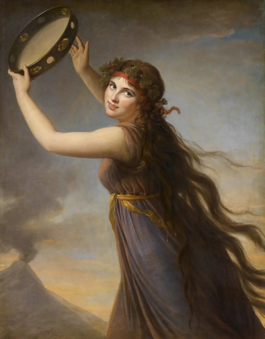Lady Hamilton portræt (1761-1815) - Élisabeth Vigée Le Brun
